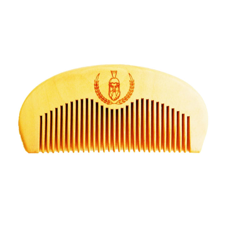 I) Peine de Bolsillo Spartan para Barba – Madera Artesanal de Alta Calidad